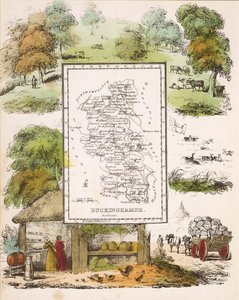 Mapa de Buckinghamshire